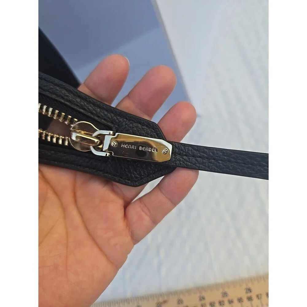 Henri Bendel Rivington  Tote Bag Black Leather